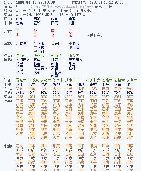 精准八字免费算命(免费八字算命测算结果)