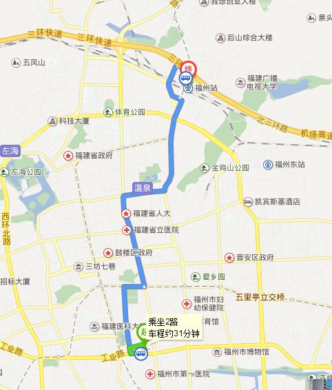 福州南站地图攻略高清