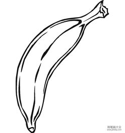 福州特产香蕉奶昔简笔画