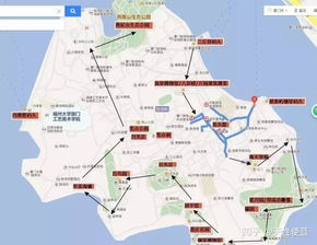 福建厦门旅游路线攻略图