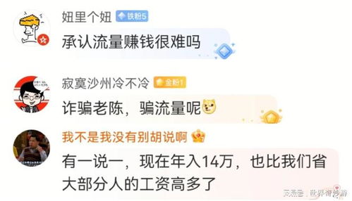 反诈老陈年收入降到31万