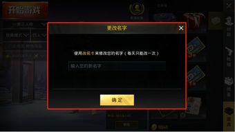 刺激战场起名字怎么改