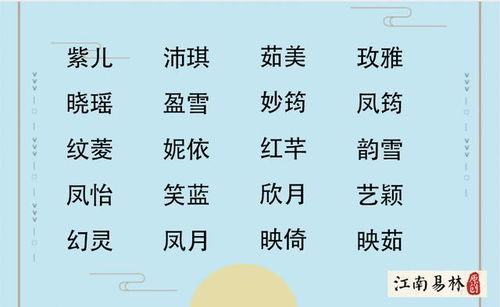 女孩名字怎么起名