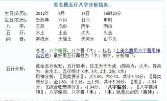 取名字生辰八字起名五行怎么取(取名生辰八字五行查询)